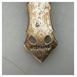 Vintage Sterling Silver Marked Cross crucifix  (Cross Weights About 114 Grams)