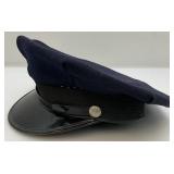 Vintage Policemans Cap & Kids Felt Cowboy Hat
