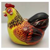Misc. Vintage Tin Litho Hen /Chickens 1= Wind Up And 1= Battery Operated Egg laying