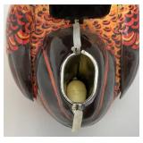 Misc. Vintage Tin Litho Hen /Chickens 1= Wind Up And 1= Battery Operated Egg laying