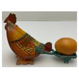 Misc. Vintage Tin Litho Hen /Chickens 1= Wind Up And 1= Battery Operated Egg laying