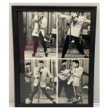 Misc. Framed Famous People Pictures Including Elvis, John Lennon & George Harrison
