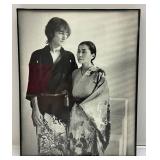 Misc. Framed Famous People Pictures Including Elvis, John Lennon & George Harrison