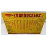 Vintage Androck Turn Buckles Counter Advertisement 12" x 16" & COOPER Automobile Thermometer Advertisement