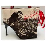 Vintage Elvis Presley High Heel Shoe Purse & Kenny Chesney Bag