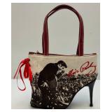 Vintage Elvis Presley High Heel Shoe Purse & Kenny Chesney Bag