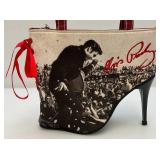 Vintage Elvis Presley High Heel Shoe Purse & Kenny Chesney Bag