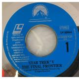 Vintage STAR TREK "The Final Frontier"  Laser Video Disc, Selectavision VideoDiscs & More