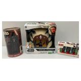 STAR WARS Darth Vador Corkscrew & AHSOKA TANO Helmet Both (NIB)