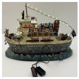 LEMAX Signature Collection SPOOKY TOWN Phantom Cruise Ship With Sounds In Original box (Works)