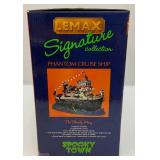 LEMAX Signature Collection SPOOKY TOWN Phantom Cruise Ship With Sounds In Original box (Works)