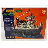 LEMAX Signature Collection SPOOKY TOWN Phantom Cruise Ship With Sounds In Original box (Works)