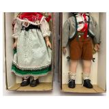 Misc. Vintage Toys & porcelain Dolls Including Cast Iron Ice Buggy With Horse & More