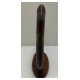 Misc. Vintage Glassware Including Uranium Vase (Crack In Bottom) High heel Shoe Wine Bottle Holders & More