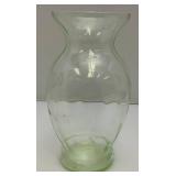 Misc. Vintage Glassware Including Uranium Vase (Crack In Bottom) High heel Shoe Wine Bottle Holders & More