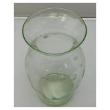 Misc. Vintage Glassware Including Uranium Vase (Crack In Bottom) High heel Shoe Wine Bottle Holders & More