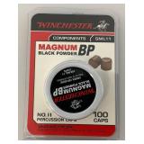 Winchester & CCI No.11 Black Powder Percussion Caps 100 Per Pack (NIB)