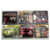 Vintage Misc. CD Rom Computer Games Including The Palm Of Zoroaster And More