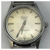 Vintage Wyler Incaflex Dynawind Mens Wrsit Watch (Works)