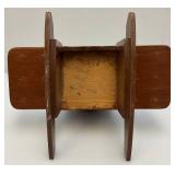 Vintage Handmade Pin Chusion Rocking Chair With Thread Holder Arms