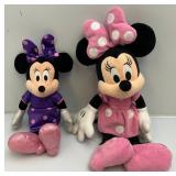 Misc. Mickey, Minnie Mouse And Donald Duck Plush Toys (Smallest 13"