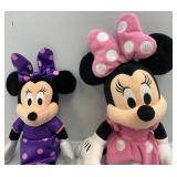 Misc. Mickey, Minnie Mouse And Donald Duck Plush Toys (Smallest 13"