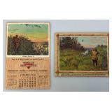 Vintage 1942 & 1947 MINNESOTA Paper & Cordage Calendar Pamplets (In Protective Sleeve)