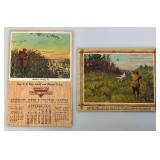 Vintage 1942 & 1947 MINNESOTA Paper & Cordage Calendar Pamplets (In Protective Sleeve)