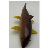 Vintage Handmade Spearing Lure Signed Wellis 9 1/2"