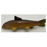 Vintage Handmade Spearing Lure Signed Wellis 9 1/2"