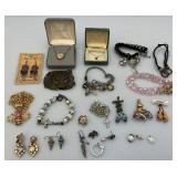 Misc. Vintage Costume Jewerly Including Elephant Necklace & More