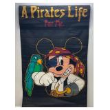 28" x 43" Mickey Mouse "A Pirates Life For Me" Flag