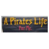28" x 43" Mickey Mouse "A Pirates Life For Me" Flag