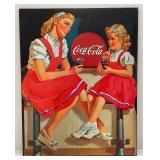 Misc. Vintage Coa-Cola Collectibles Including Sign, Playing Cards & More