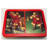 Misc. Vintage Coa-Cola Collectibles Including Sign, Playing Cards & More