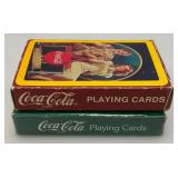 Misc. Vintage Coa-Cola Collectibles Including Sign, Playing Cards & More