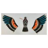 Vintage Chinese Falcon Kite In Original Box (Very Cool)