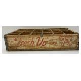 Vintage 7UP Wooden Soda Crate