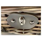 Picnic Time Brand Picnic Basket (Never Used) Missing Salt & Pepper Shakers And Turn buckle For Latch