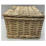 Picnic Time Brand Picnic Basket (Never Used) Missing Salt & Pepper Shakers And Turn buckle For Latch