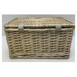Picnic Time Brand Picnic Basket (Never Used) Missing Salt & Pepper Shakers And Turn buckle For Latch