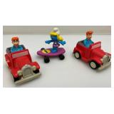 Misc.Vintage Miniature Collectibles Toy Lot Including SMURFS & More