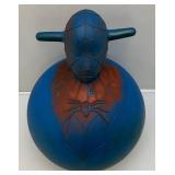 1978 Marvel Comics Spider-Man Hop Bouncy Ball Rubber Toy