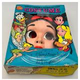 1982 Ben Cooper Walt Disney Character Costume "Snow Whte" In Original Box (Box Clear Plastic Torn & Box Show Wear