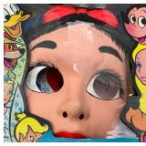 1982 Ben Cooper Walt Disney Character Costume "Snow Whte" In Original Box (Box Clear Plastic Torn & Box Show Wear