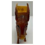 Vintage Plastic Donkey Cigarette Dispenser (Works) 7" x 7" x 2"