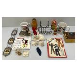 Misc. Vintage Items Including Nesting Dolls, Red Wing Doe With Fawns? & More