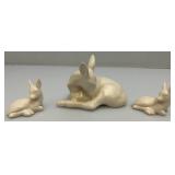 Misc. Vintage Items Including Nesting Dolls, Red Wing Doe With Fawns? & More