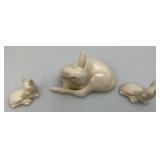 Misc. Vintage Items Including Nesting Dolls, Red Wing Doe With Fawns? & More