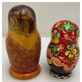 Misc. Vintage Items Including Nesting Dolls, Red Wing Doe With Fawns? & More